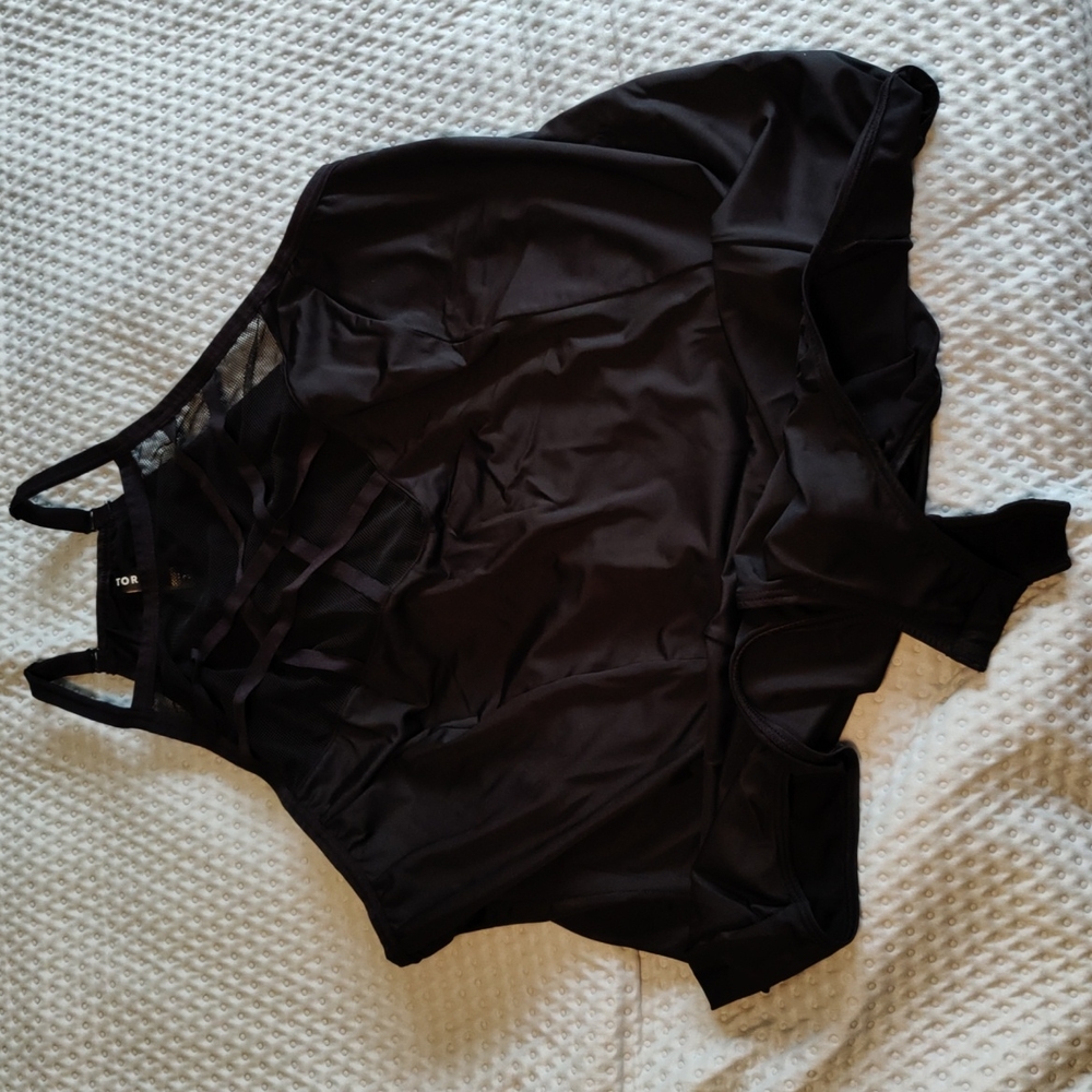 Black Mesh Bodysuit